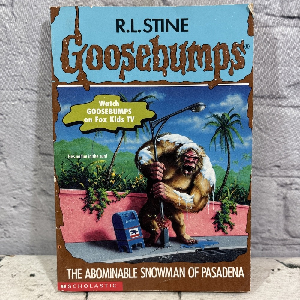 Goosebumps: The Abominable Snowman of Pasadena #38 by R. L. Stine 1995 1st Print